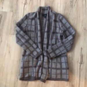 Cynthia Rowley Wool & Alpaca Blend Open Front Cardigan